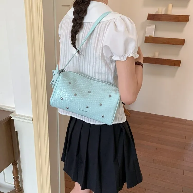 Tas Selempang Wanita Bahan PU Sintetis Tekstur Halus Grosir