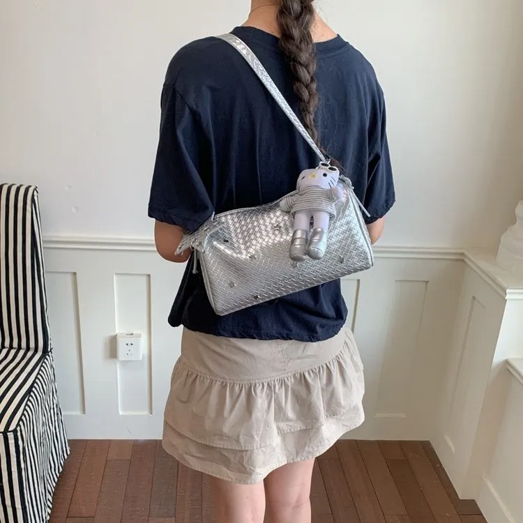 Tas Selempang Wanita Bahan PU Sintetis Tekstur Halus Grosir