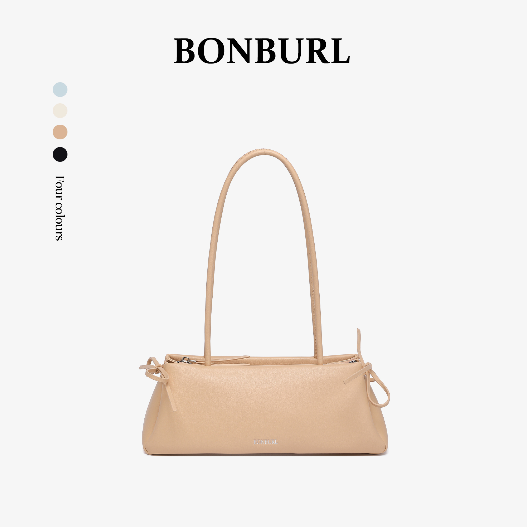 Tas Selempang Wanita Bahan PU Sintetis Motif Print Warna Biru Tali Rantai Grosir Import