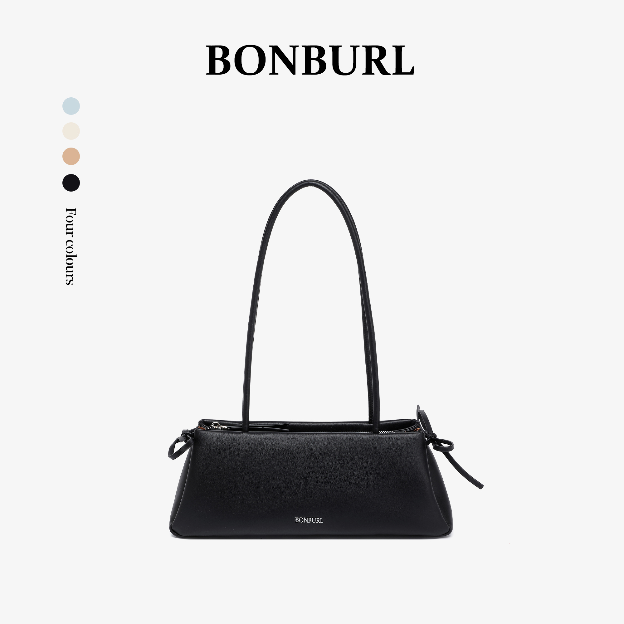 Tas Selempang Wanita Bahan PU Sintetis Motif Print Warna Biru Tali Rantai Grosir Import