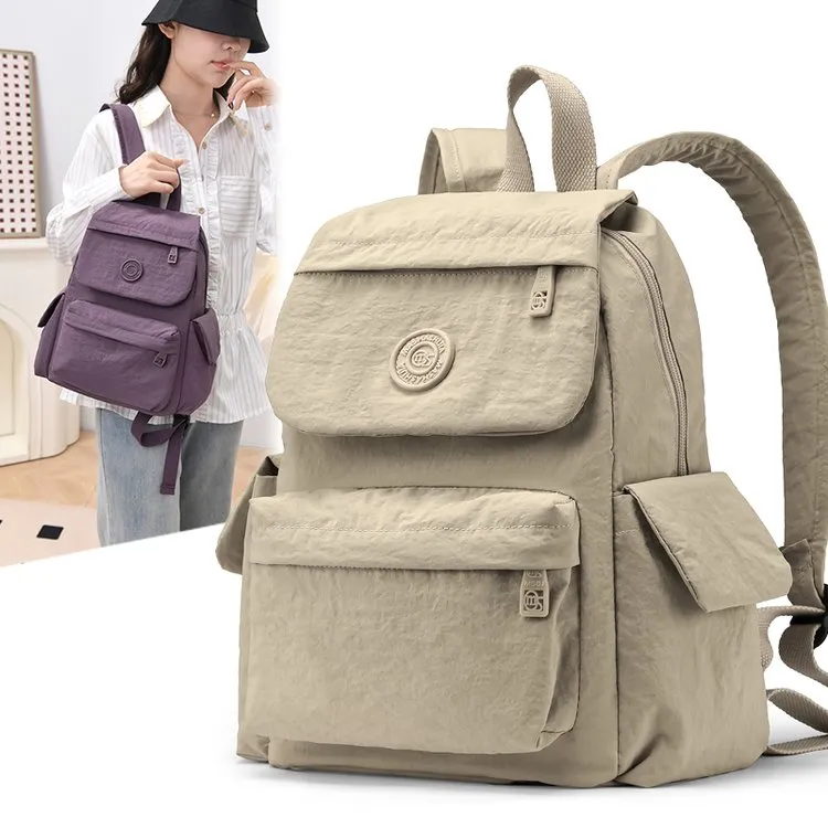 Tas Ransel Bahan PU Sintetis Tekstur Halus Grosir