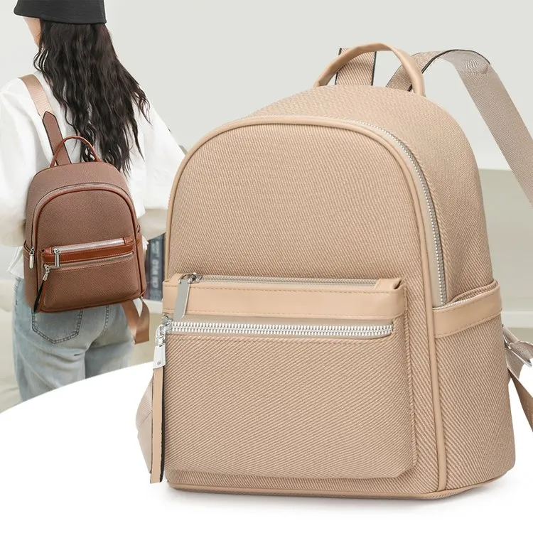 Tas Ransel Wanita Bahan PU Sintetis Resleting Fashion Grosir Import Kode 7240