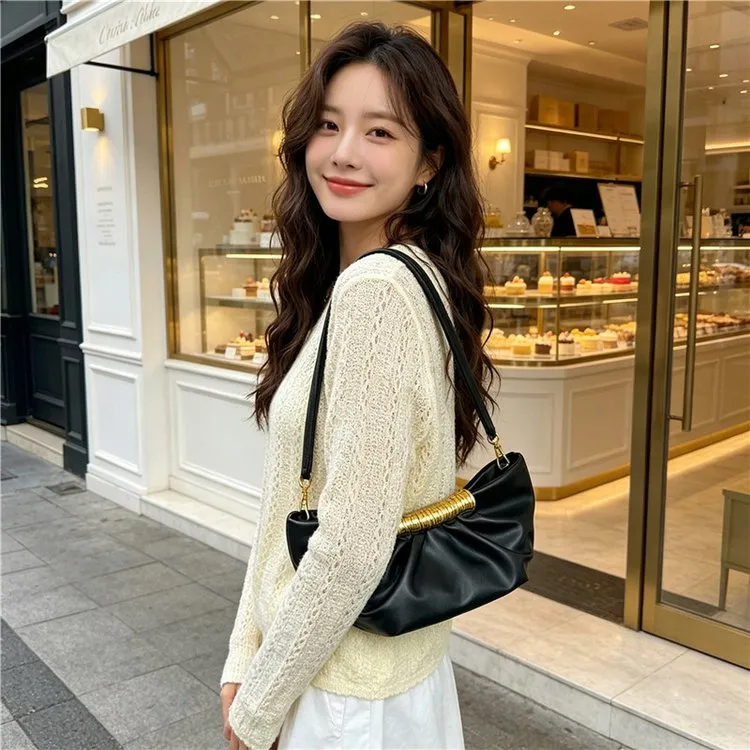 Tas Selempang Wanita Bahan PU Sintetis Tekstur Halus Grosir