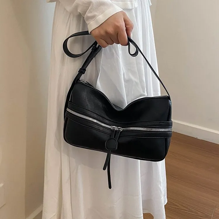 Tas Selempang Wanita Bahan PU Sintetis Tekstur Halus Grosir