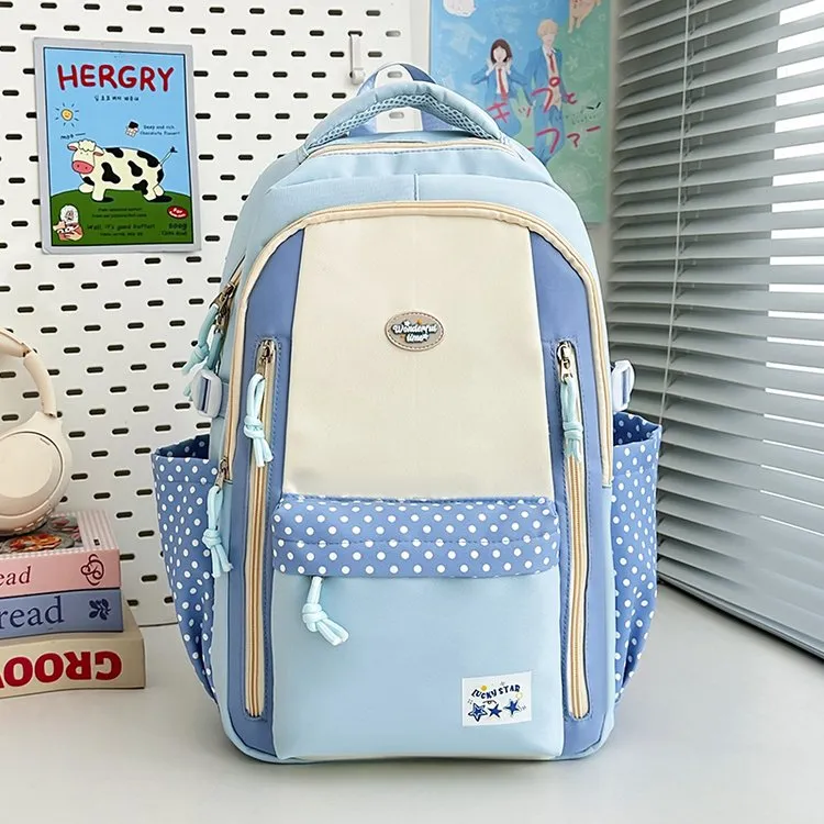 Tas Ransel Wanita Bahan Nylon Resleting Grosir Import