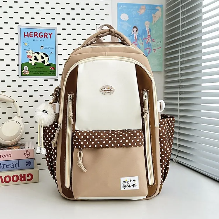 Tas Ransel Wanita Bahan Nylon Resleting Grosir Import