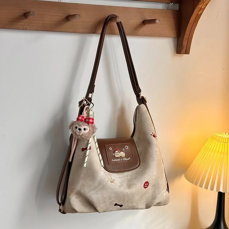 Tas Selempang Wanita Bahan PU Sintetis Tekstur Halus Grosir