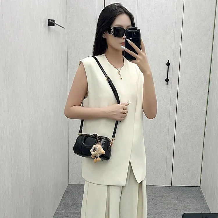 Tas Selempang Wanita Bahan PU Sintetis Tekstur Halus Grosir