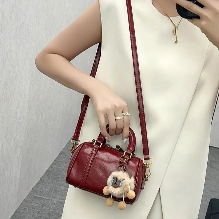 Tas Selempang Wanita Bahan PU Sintetis Tekstur Halus Grosir