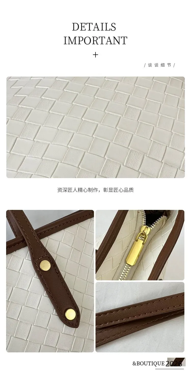 Tas Selempang Wanita Bahan PU Sintetis Model Quilted Warna Putih Bentuk Kotak Katalog Grosir