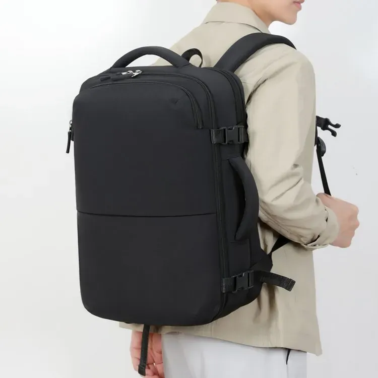 Tas Ransel Wanita Bahan Nylon Motif Print Warna Pink Bentuk Kotak Tali Lebar Grosir Import