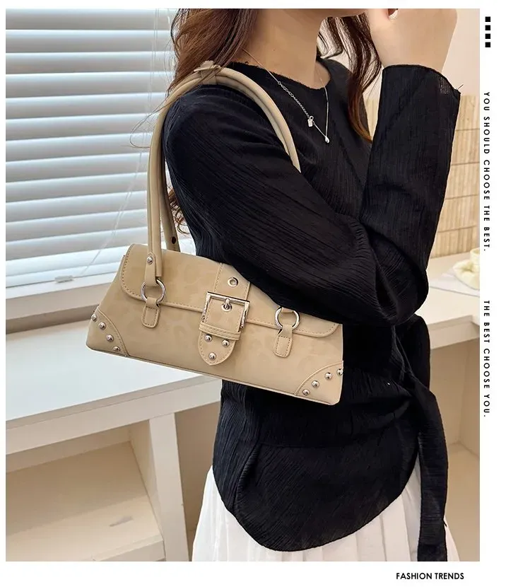 Tas Selempang Wanita Bahan PU Sintetis Motif Print Bentuk Kotak Tali Lebar Pilihan Reseller