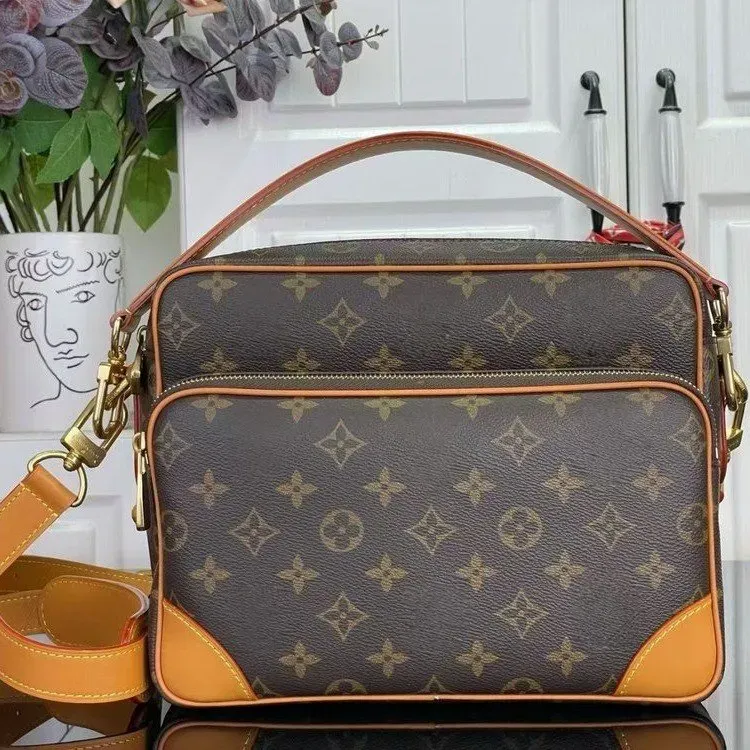 Tas Selempang Wanita Bahan PU Sintetis Motif Print Warna Pink Bentuk Kotak Tali Grosir Import
