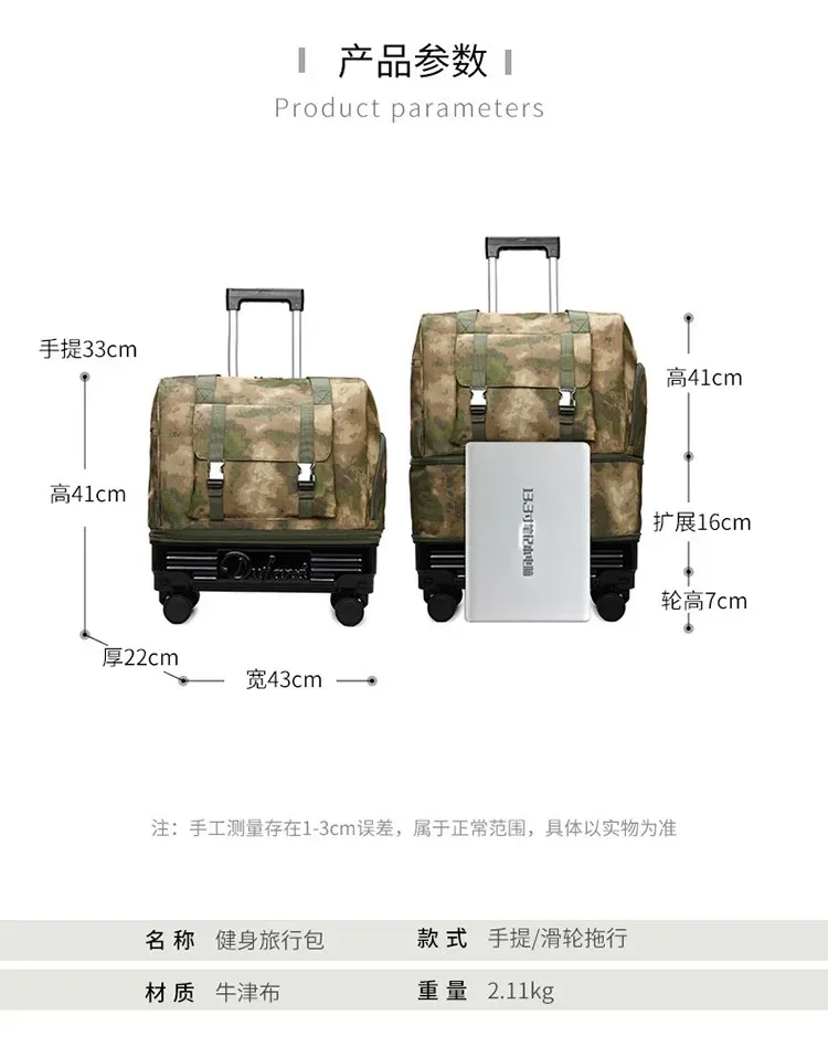Tas Ransel Wanita Bahan Nylon Motif Print Bentuk Kotak Tali Lebar Resleting untuk Travel