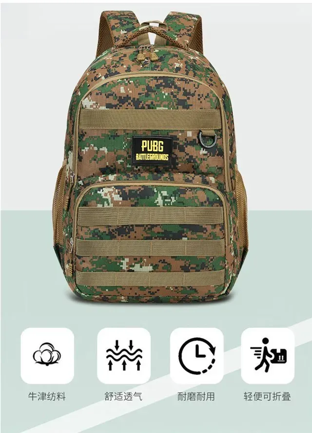 Tas Ransel Wanita Bahan Oxford Motif Print Warna Hijau Bentuk Kotak Tali Lebar Grosir Import