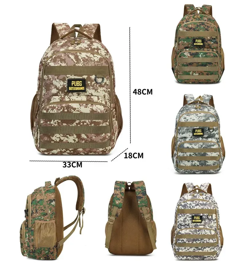 Tas Ransel Wanita Bahan Oxford Motif Print Warna Hijau Bentuk Kotak Tali Lebar Grosir Import