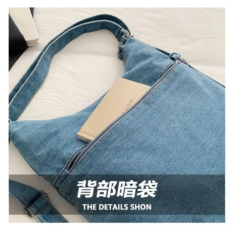 Tas Ransel Wanita Bahan Oxford Warna Biru Kapasitas Besar Resleting Grosir Import