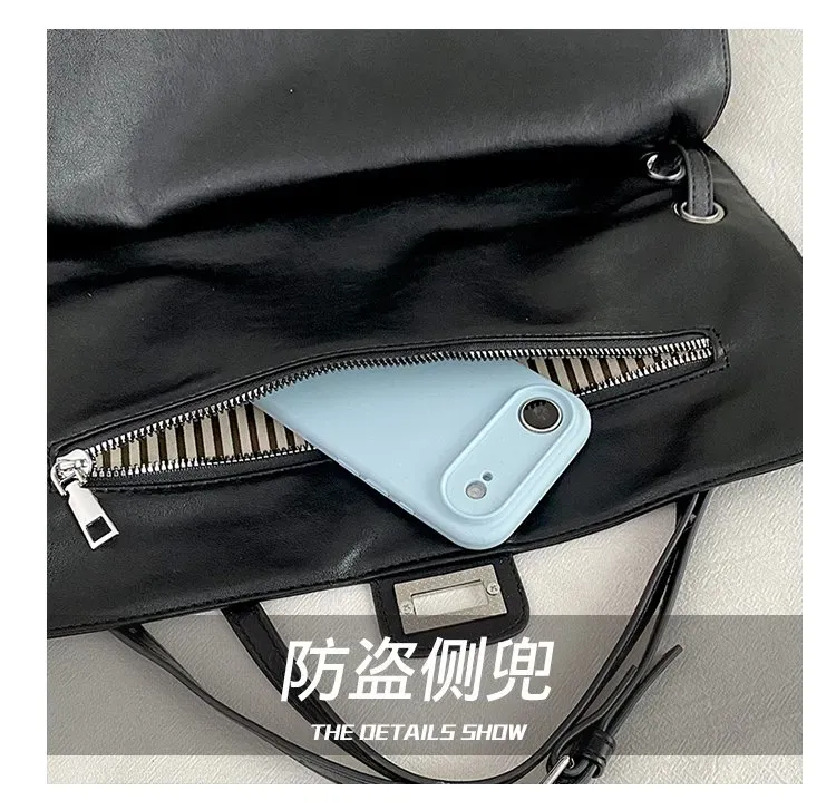 Tas Ransel Wanita Bahan PU Sintetis Polos Warna Hitam Bentuk Kotak Tali Panjang Grosir Import