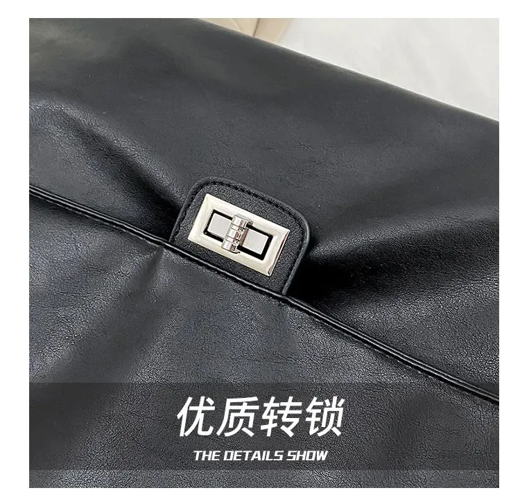 Tas Ransel Wanita Bahan PU Sintetis Polos Warna Hitam Bentuk Kotak Tali Panjang Grosir Import