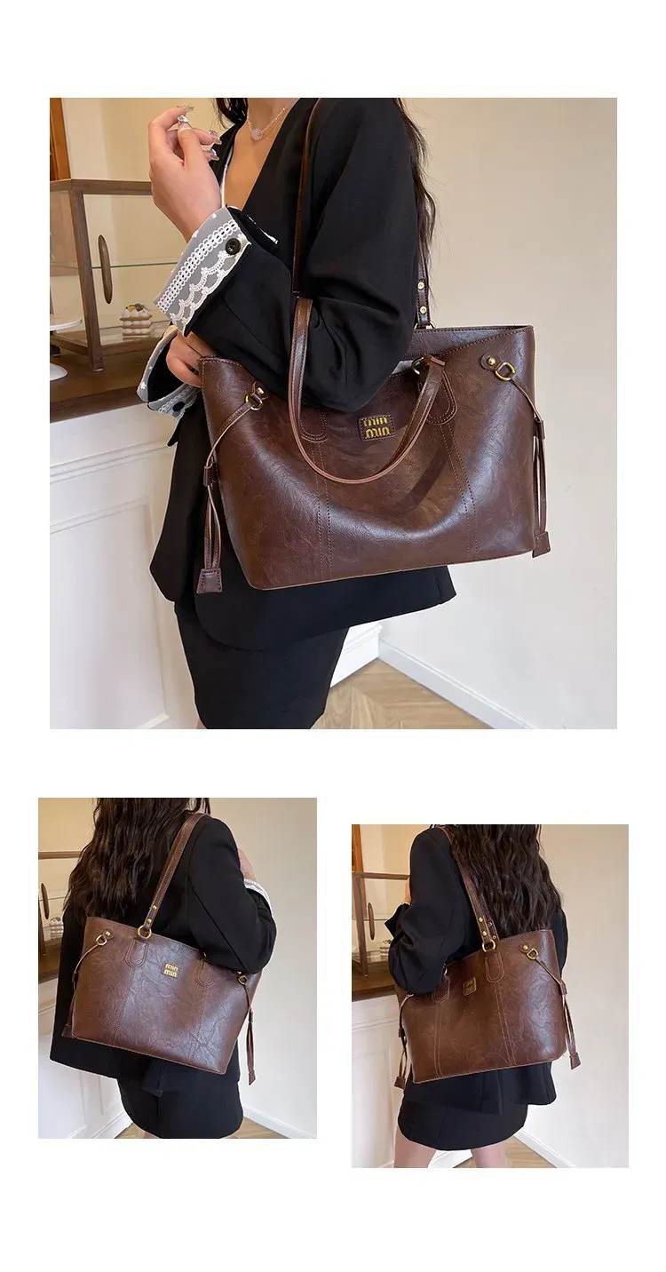 Tas Selempang Wanita Bahan PU Sintetis Polos Bentuk Kotak Tali Panjang Resleting untuk Reseller
