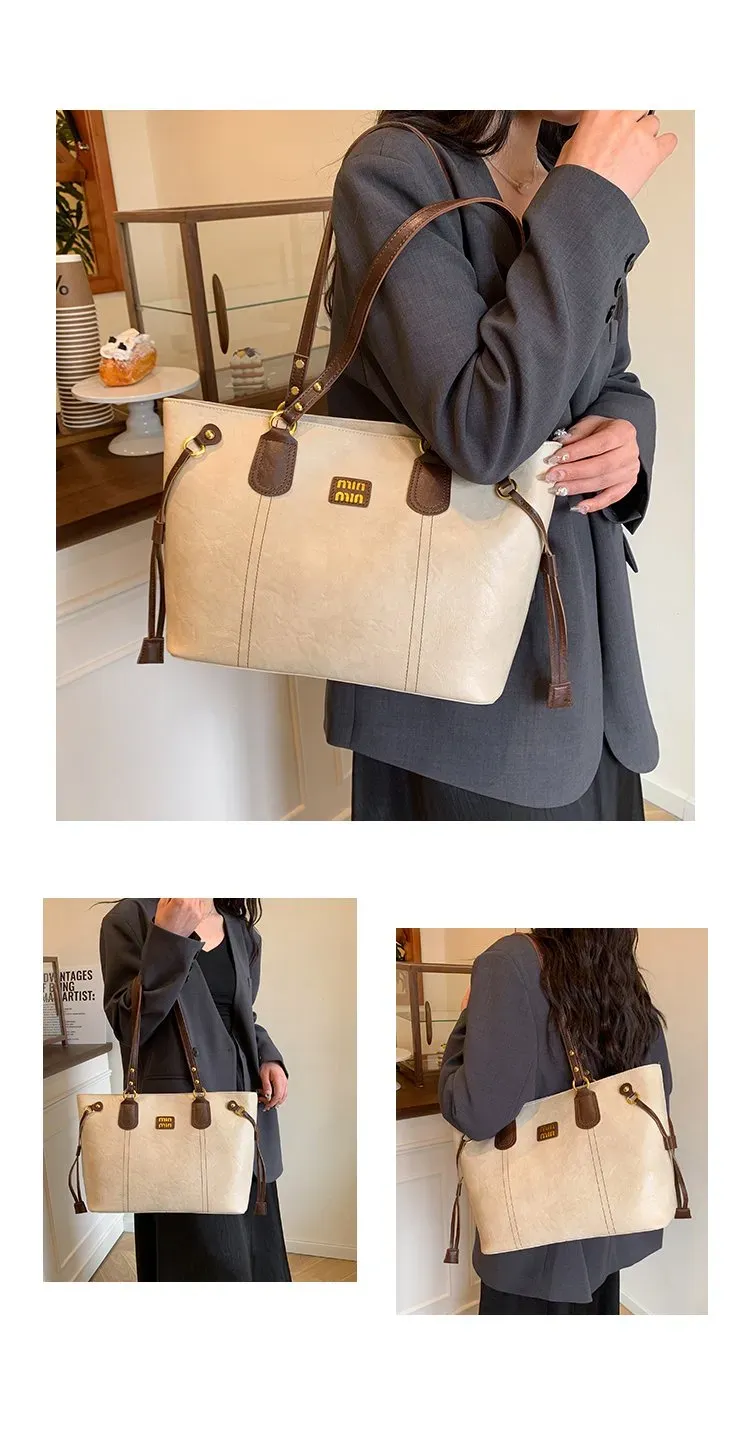 Tas Selempang Wanita Bahan PU Sintetis Polos Bentuk Kotak Tali Panjang Resleting untuk Reseller
