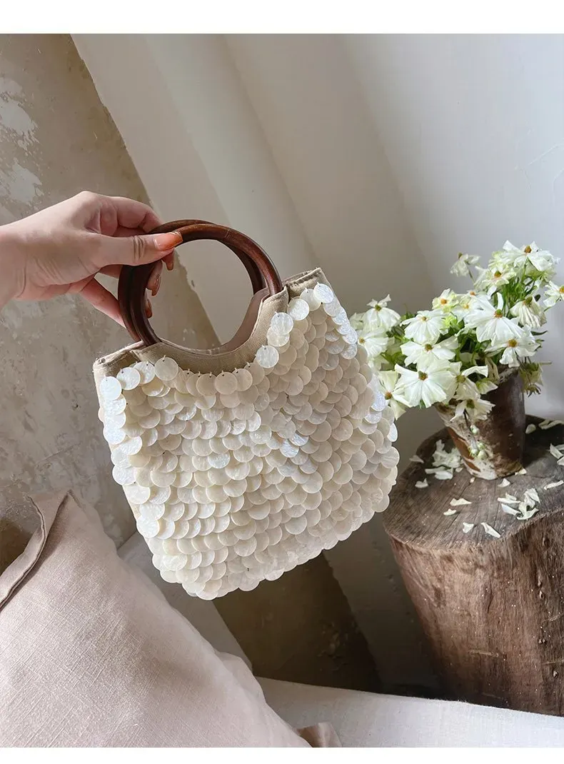 Tas Selempang Wanita Bahan PU Sintetis Motif Print Bentuk Crescent Tali Lebar Grosir Import