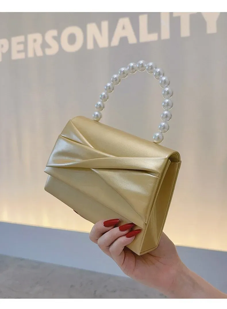 Tas Selempang Wanita Bahan PU Sintetis Polos Warna Kuning Bentuk Kotak Tali Harga Grosir