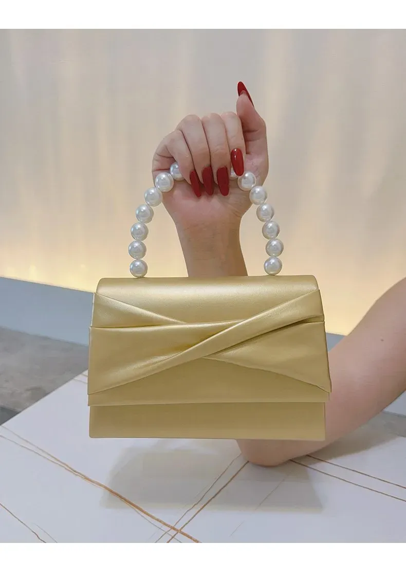 Tas Selempang Wanita Bahan PU Sintetis Polos Warna Kuning Bentuk Kotak Tali Harga Grosir