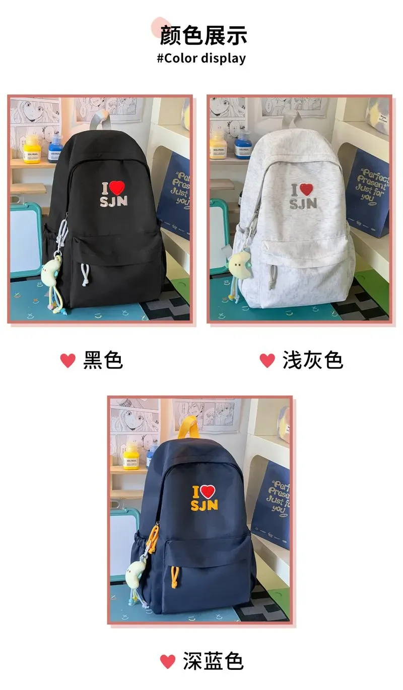 Tas Ransel Wanita Bahan Oxford Motif Print Bentuk Kotak Tali Lebar Resleting untuk Reseller