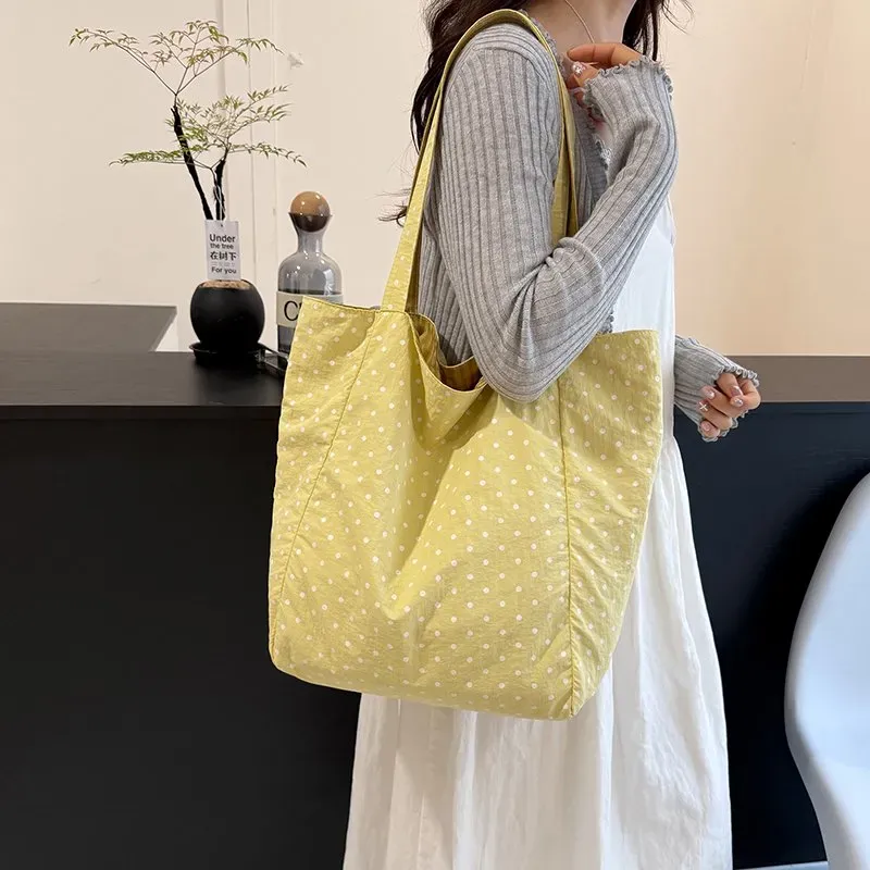 Tas Selempang Wanita Bahan PU Sintetis Motif Print Warna Kuning Bentuk Kotak Motif Floral