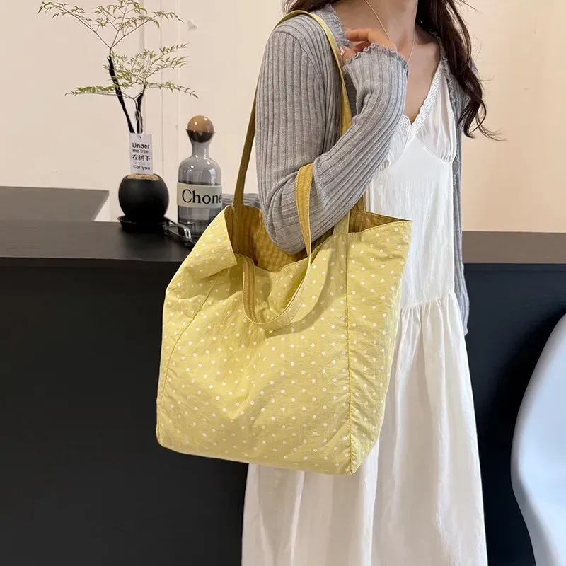 Tas Selempang Wanita Bahan PU Sintetis Motif Print Warna Kuning Bentuk Kotak Motif Floral