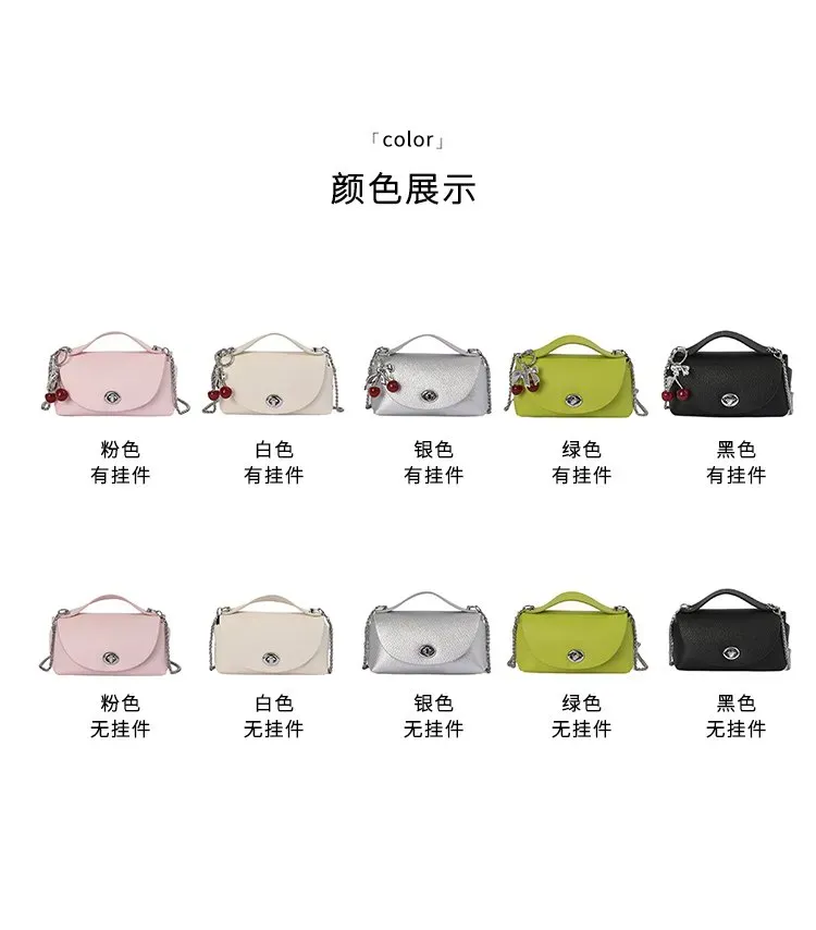 Tas Selempang Wanita Bahan PU Sintetis Polos Warna Hitam Bentuk Kotak Tali untuk Reseller