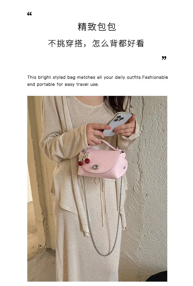 Tas Selempang Wanita Bahan PU Sintetis Polos Warna Hitam Bentuk Kotak Tali untuk Reseller