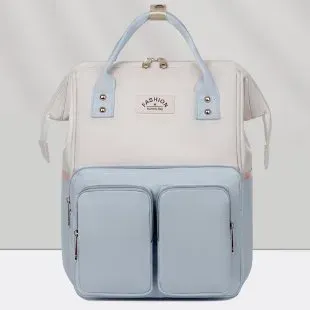 Tas Selempang Anak Bahan Nylon Polos Warna Biru Bentuk Kotak Tali Lebar Resleting Grosir Import
