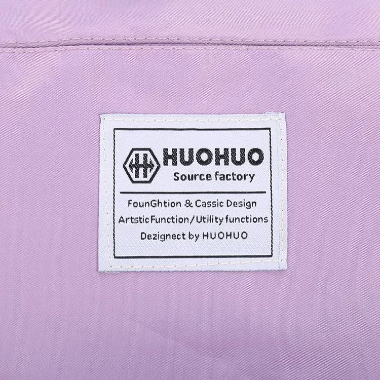 Tas Selempang Wanita Bahan Nylon Polos Warna Putih Bentuk Kotak Tali Lebar untuk Travel Grosir