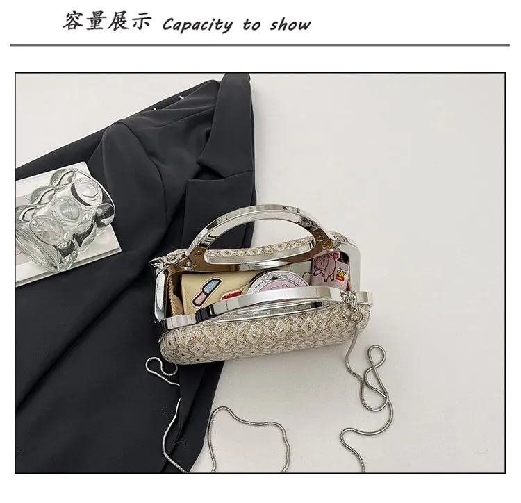 Tas Selempang Wanita Bahan PU Sintetis Motif Print Bentuk Kotak Tali Panjang untuk Reseller