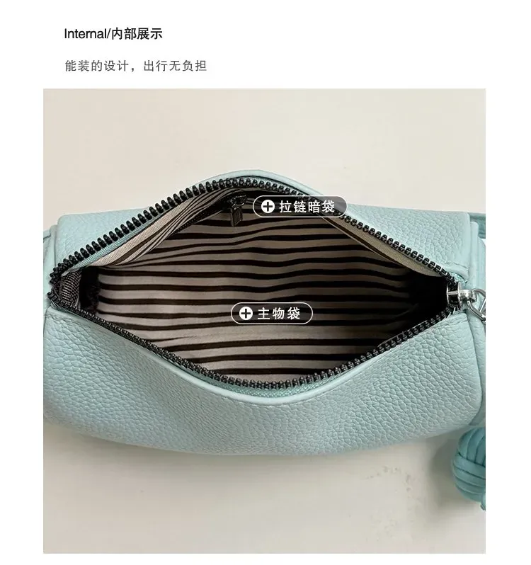 Tas Selempang Wanita Bahan PU Sintetis Polos Warna Hitam Bentuk Bulat Tali Grosir Import
