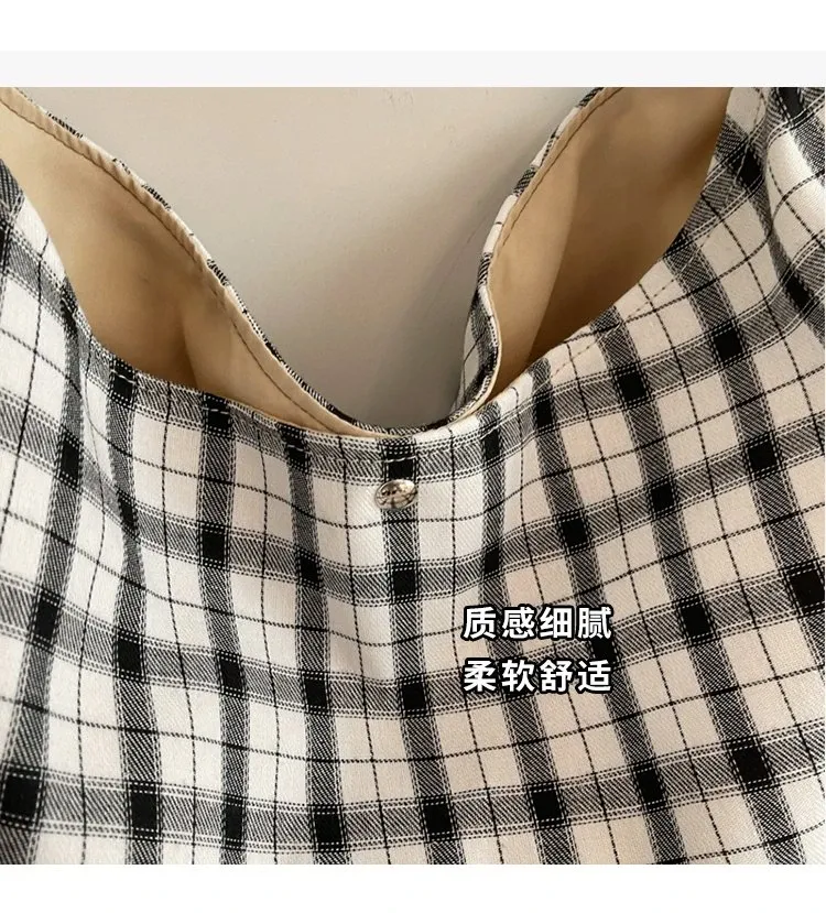 Tas Selempang Wanita Bahan PU Sintetis Motif Print Warna Hitam Model Hobo Tali Grosir Import