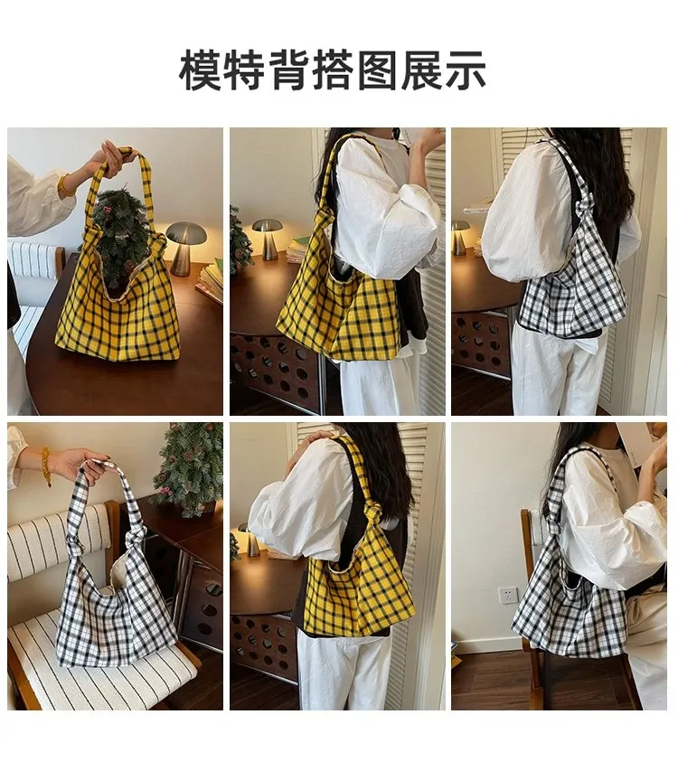 Tas Selempang Wanita Bahan PU Sintetis Motif Print Warna Hitam Model Hobo Tali Grosir Import