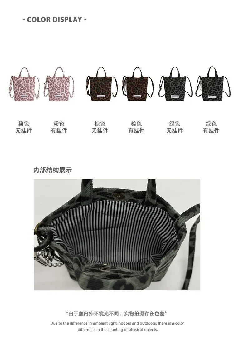 Tas Selempang Wanita Bahan PU Sintetis Motif Print Warna Hitam Bentuk Kotak Tali untuk Jualan