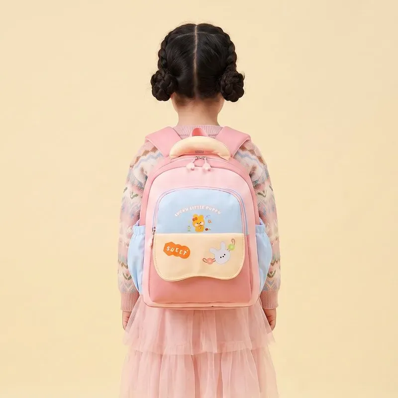 Tas Ransel Anak Bahan PU Sintetis Polos Warna Hitam Bentuk Kotak Tali Lebar Grosir Import