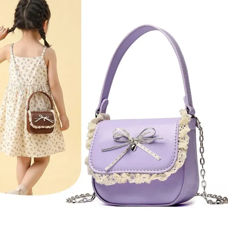 Tas Ransel Anak Bahan Nylon Motif Print Warna Pink Bentuk Kotak Tali Lebar Grosir Import