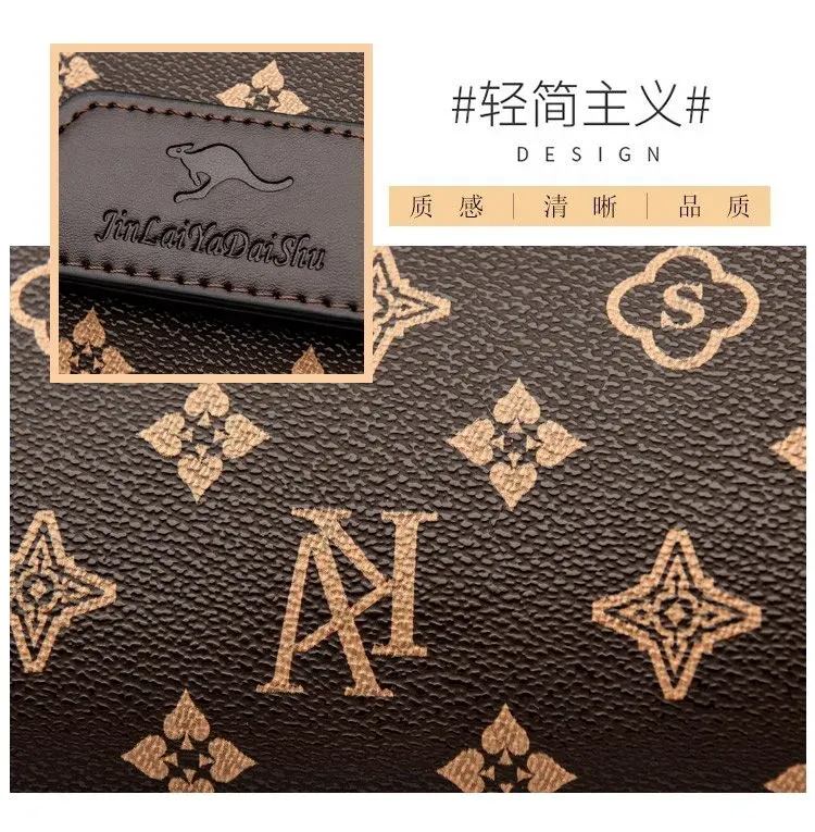 Tas Selempang Wanita Bahan Kain Motif Print Warna Gold Bentuk Kotak Tali Panjang Grosir Import
