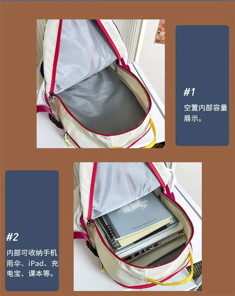 Tas Ransel Wanita Bahan Nylon Polos Warna Hitam Bentuk Kotak Tali Lebar Resleting Katalog