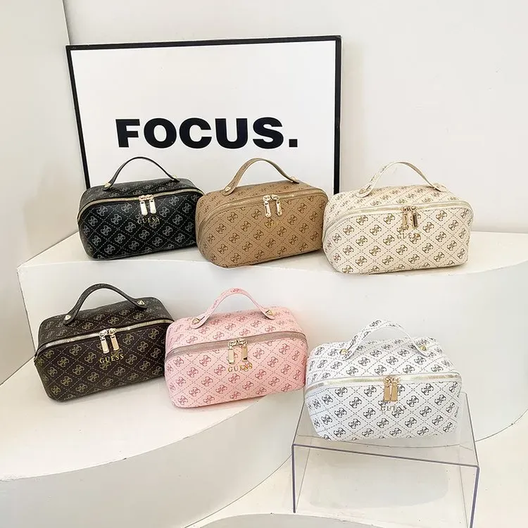 Tas Selempang Wanita Bahan PU Sintetis Motif Garis Warna Biru Bentuk Kotak Tali Grosir Import