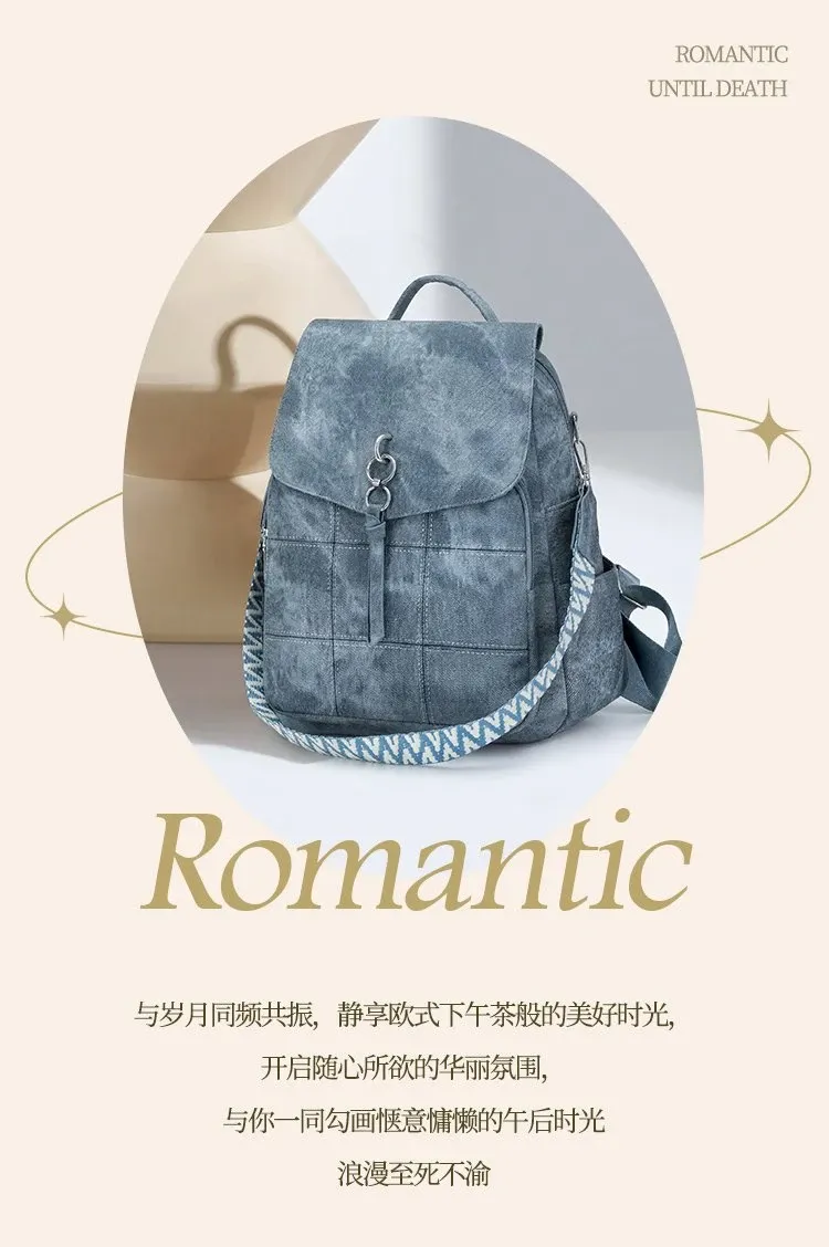 Tas Ransel Wanita Bahan PU Sintetis Polos Warna Hitam Bentuk Kotak Tali Lebar Pilihan Reseller