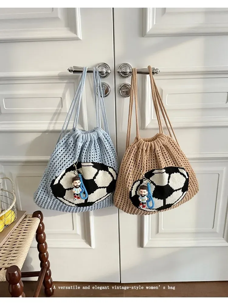 Tas Ransel Wanita Bahan PU Sintetis Motif Print Warna Putih Bentuk Bulat Tali Grosir Import
