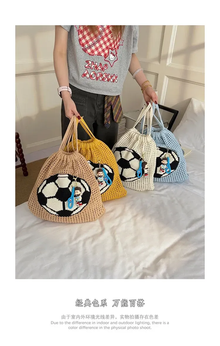 Tas Ransel Wanita Bahan PU Sintetis Motif Print Warna Putih Bentuk Bulat Tali Grosir Import