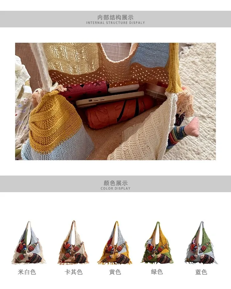 Tas Selempang Wanita Bahan PU Sintetis Motif Print Warna Putih Bentuk Kotak Tali Koleksi