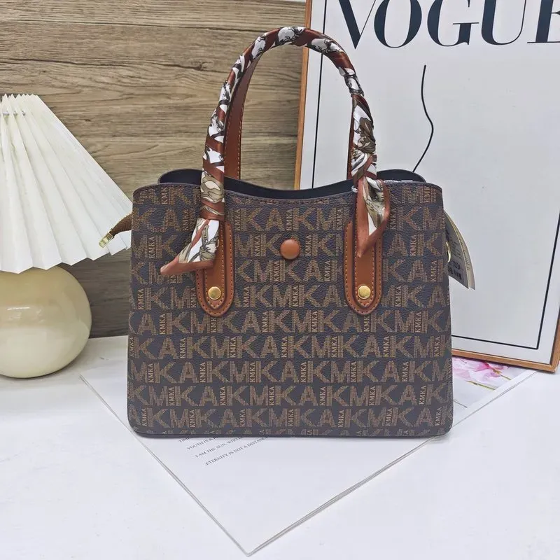 Tas Selempang Wanita Bahan Oxford Motif Print Bentuk Kotak Tali Lebar Model Flap Grosir Import